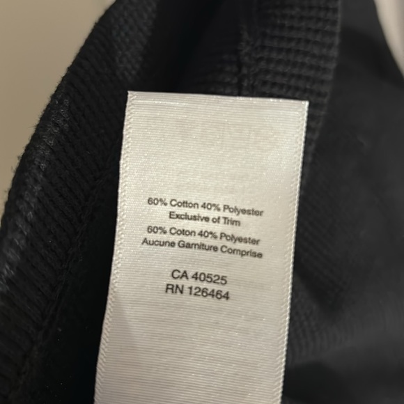 Jo&Co black cropped long sleeved v-neck cut top - Picture 2 of 2